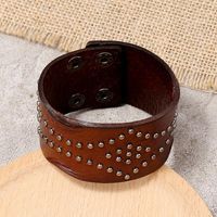Vintage Leather Simple Leather Bracelet main image 5