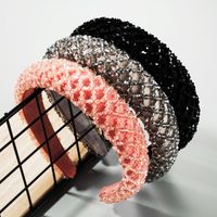 Fashion Hand-stitched Sponge Crystal Headband main image 2