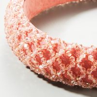 Fashion Hand-stitched Sponge Crystal Headband main image 5