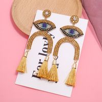 Stylish Simple Claw Chain Long Tassel Earrings main image 3