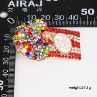 New Popcorn Cup Color Diamond Stud Earrings main image 5
