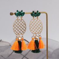 Fashion Pineapple Tassel Earrings main image 1
