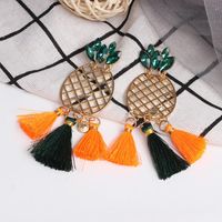 Fashion Pineapple Tassel Earrings main image 3