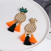 Fashion Pineapple Tassel Earrings main image 5