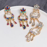 Fashion Baroque Vintage Alloy Fringe Stud Earrings main image 6