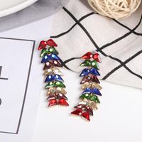 Fashion Diamond Claw Chain Earrings main image 3