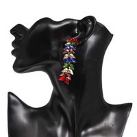 Fashion Diamond Claw Chain Earrings main image 5
