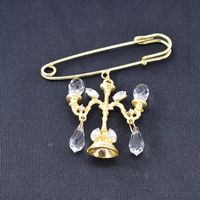 Baroque Crystal Chandelier With Diamond Brooch main image 5