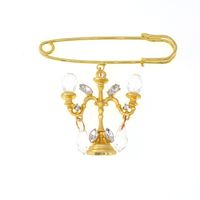 Baroque Crystal Chandelier With Diamond Brooch main image 6