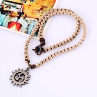 European And American Style Popular Vintage Woven Beach Men's Necklace main image 4