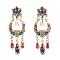 Fashion Baroque Vintage Alloy Fringe Stud Earrings sku image 2