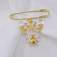 Baroque Crystal Chandelier With Diamond Brooch sku image 1