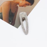 New Sparkling Diamond Pearl Tiara Hair Clip sku image 4