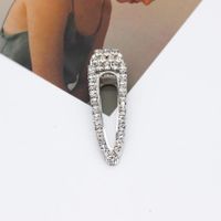 New Sparkling Diamond Pearl Tiara Hair Clip sku image 3