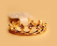 Korean Version Of The Small Pepper Crown Princess Ring main image 3