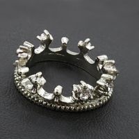 Korean Version Of The Small Pepper Crown Princess Ring main image 5
