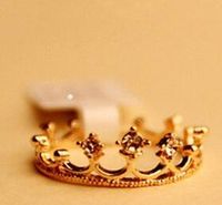 Korean Version Of The Small Pepper Crown Princess Ring main image 4