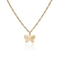 Fashion Tassel Single Layer Butterfly Necklace main image 4