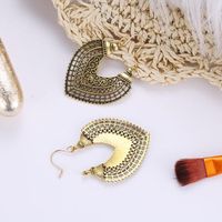 Retro Heart Plating Alloy No Inlaid Earrings main image 5