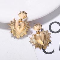 Alloy Heart Earrings Simple And Stylish main image 3