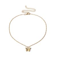 Fashion Tassel Single Layer Butterfly Necklace sku image 3