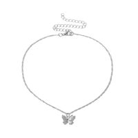 Fashion Tassel Single Layer Butterfly Necklace sku image 4