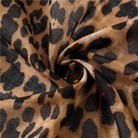 Fashion Cotton And Leopard Print Gradient Women&#39;s Scarf Long Dual-use Shawl main image 6