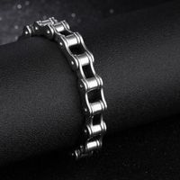 New Machine Single Chain Men's Titanium Steel Bracelet main image 5