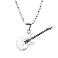 Exclusif Pour Croix-transfrontalier Européen Et Américain Hot Style Mixte Couleur Guitare Pendentif De Couple Pendentif Collier Source Usine Approvisionnement Direct Rabais De Quantité main image 4