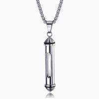 Titanium Steel Opens Pet Casket Necklace main image 3