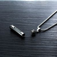 Titanium Steel Opens Pet Casket Necklace main image 6