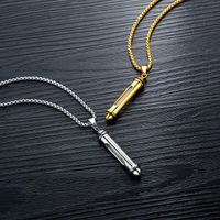 Titanium Steel Opens Pet Casket Necklace main image 5