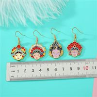 New Peking Opera Facebook Earrings main image 4