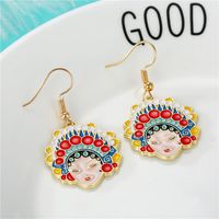 New Peking Opera Facebook Earrings main image 5