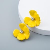 Flower Earrings Female Alloy Drip Flower Earrings Fashion Christmas main image 5