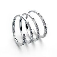Zircon Threaded Charm Ring Fashion Jewelry main image 3