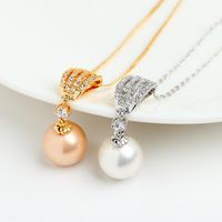 Aaa Zircon Rhyme Necklace Simple Fashion Jewelry Pearl Necklace main image 3