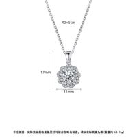 Jinse Floraison Collier Coréenne Style Simple Mode Petite Femmes De Cuivre Incrusté De Zirconium Pendentif Collier Collier Doux main image 6