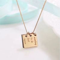 New Fashion Lettering Pendant Necklace Jewelry main image 4