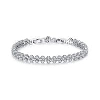 Zircon Bracelet Full Diamond Simple With Extended Chain Bracelet Gift Female main image 1
