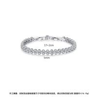 الزركون سوار كامل الماس بسيطة مع تمديد سلسلة سوار هدية الإناث main image 6