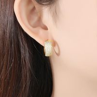 Stud Earrings Fashion Women&#39;s Copper Zirconium Earrings main image 3