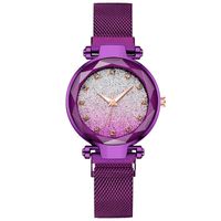 Diamond Net Red Star Sky Ladies Watch Magnet Stone Net With Lazy Table main image 1