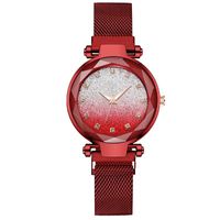 Diamond Net Red Star Sky Ladies Watch Magnet Stone Net With Lazy Table main image 5