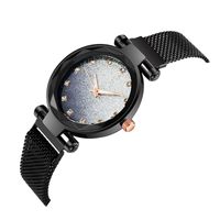 Diamond Net Red Star Sky Ladies Watch Magnet Stone Net With Lazy Table main image 6