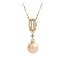 Aaa Zircon Rhyme Necklace Simple Fashion Jewelry Pearl Necklace sku image 1