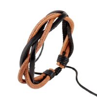 Vintage Woven Leather Bracelet sku image 1