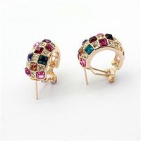 Fashion Queen Charm Diamond Earrings sku image 1