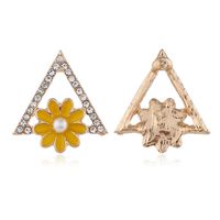 Fashion Ol Triangle Cute Geometric Floral Earrings main image 6