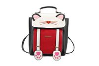 Cute Three-dimensional Cat Backpack Cartoon Animal Student Handbag Female Bag main image 3